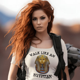 CAMISETA ANDA COMO UMA VINTAGEM EGÍPCIA DE 1980 T-SHIRTS