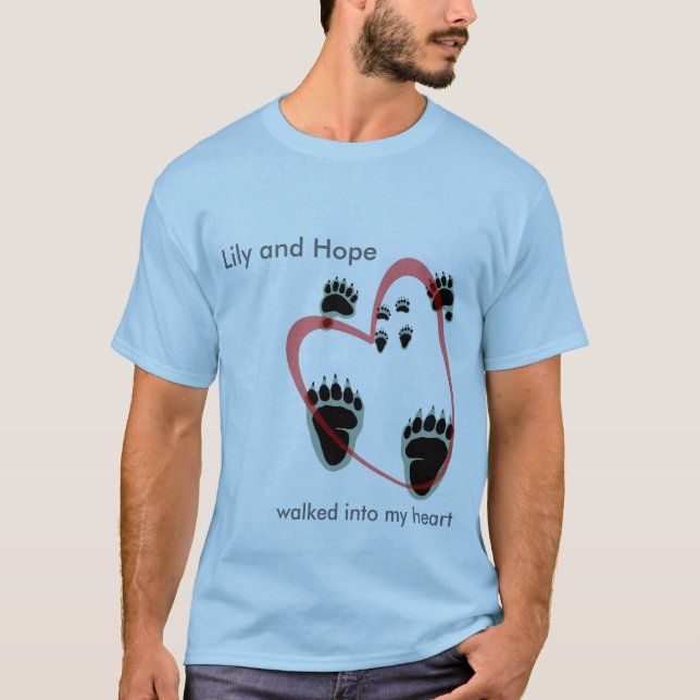Camiseta Andado em meu coração (Frente)