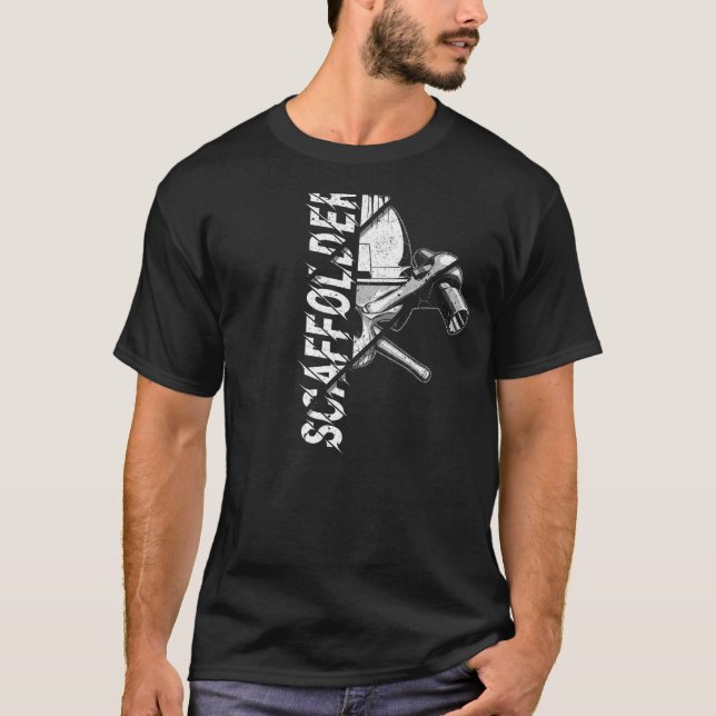 Camiseta Andaimeiro Caveira e Chave de Ratos Andaimes (Frente)