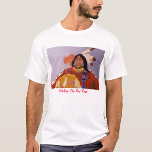 Camiseta Andando a estrada vermelha