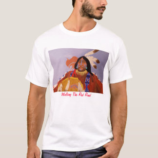 Camiseta Andando a estrada vermelha