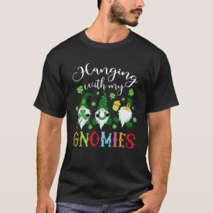 Camiseta Andando Com Meu Dia de São Patrício De Shamrock Gn