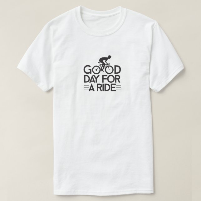 Camiseta Andando de bicicleta Ciclo T-Shirt (Frente do Design)