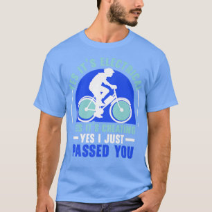 Camiseta Andando de bicicleta De Sobrecarga Da Bicicleta El