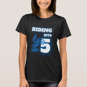 Camiseta Andando de Bicicleta de Terra para o 5º Aniversári