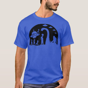 Camiseta Andando Loch Ness Monster com s