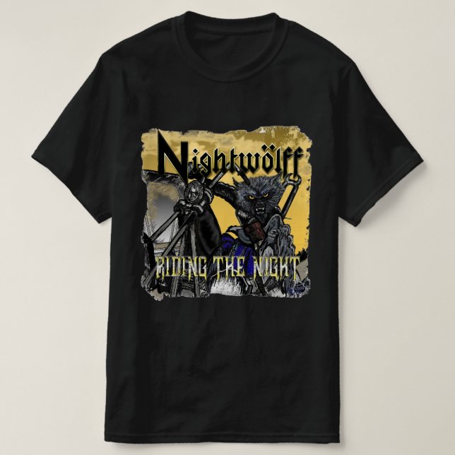 Camiseta Andando No Cobrir Do Álbum Noturno (Frente do Design)