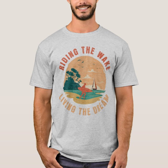 Camiseta Andando Pelo Acordar Vivendo O Sonho Acordando (Frente)