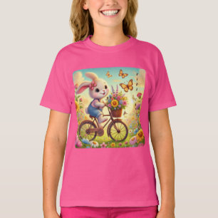 Camiseta Andar à Alegria - Bicicleta Coelhinha
