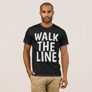 Camiseta ANDAR A LINHA, T-shirts pretas e Sweatshirts