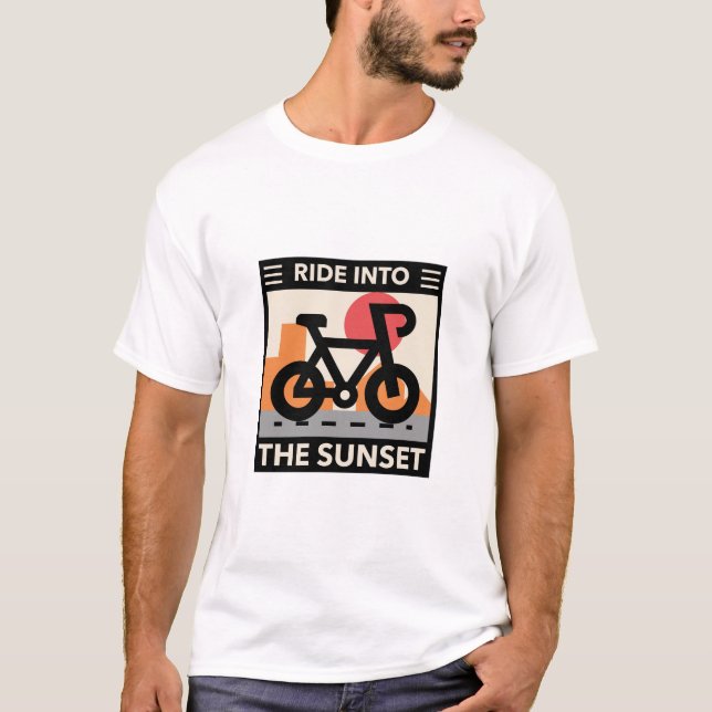 Camiseta Andar até o pôr do sol (Frente)