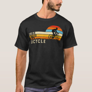 Camiseta Andar de bicicleta Vintage Estilo retroativo A vid