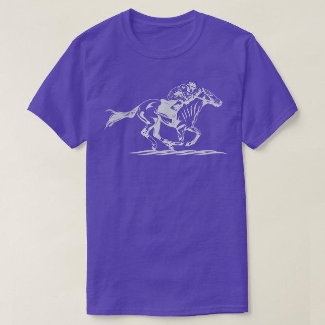 Camiseta Andar de Cavalo Equestre de Hanukkah no Último Min (Frente do Design)