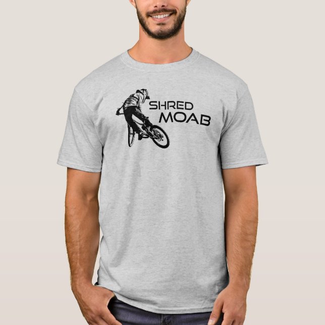 Camiseta Andar de Mountain Bike em Moab (Frente)