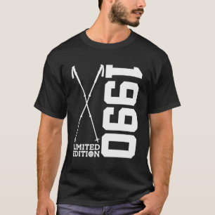 Camiseta Andar Nórdico 1990 Andando Em 33º Aniversário