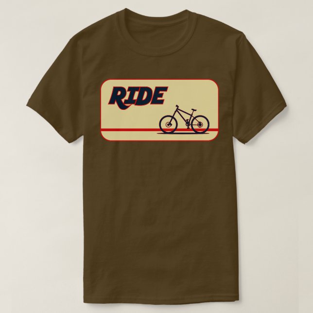 Camiseta Ande mais pedalada de montanha (Frente do Design)