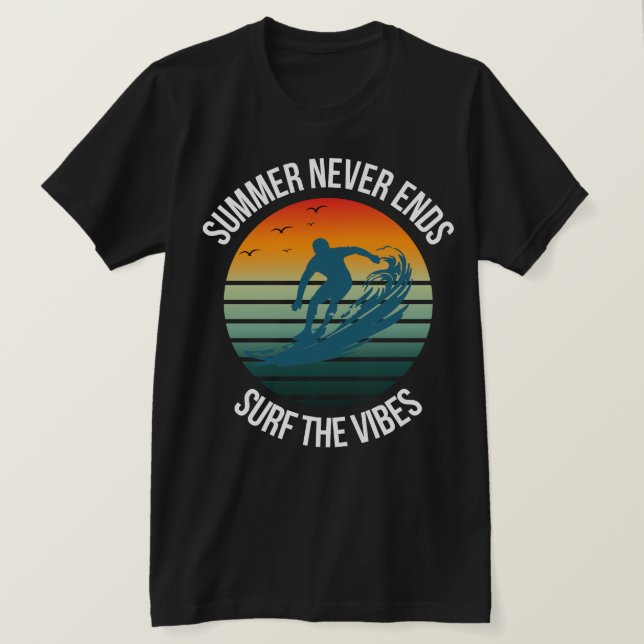 Camiseta "Ande na Onda de Verão" (Frente do Design)