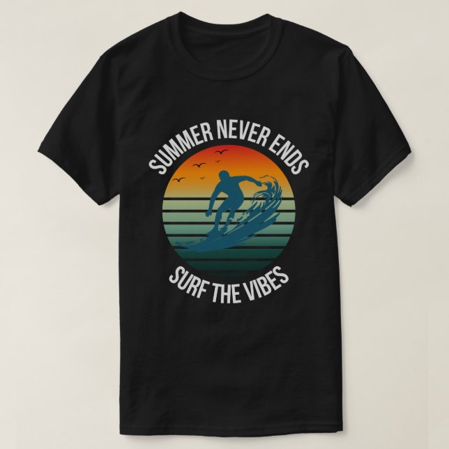 Camiseta "Ande na Onda de Verão" (Frente do Design)