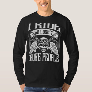Camiseta Ande Para Que Eu Não Prenda O Biker De Motocicleta