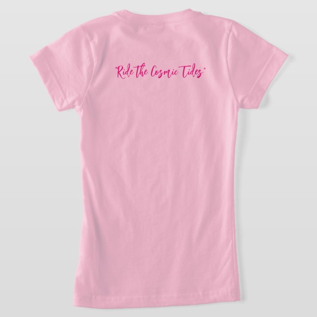 Camiseta "Ande pelas costelas cósmicas" (Postura das costas)