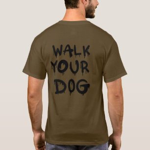 Camiseta Ande pelo seu cachorro Graffitti