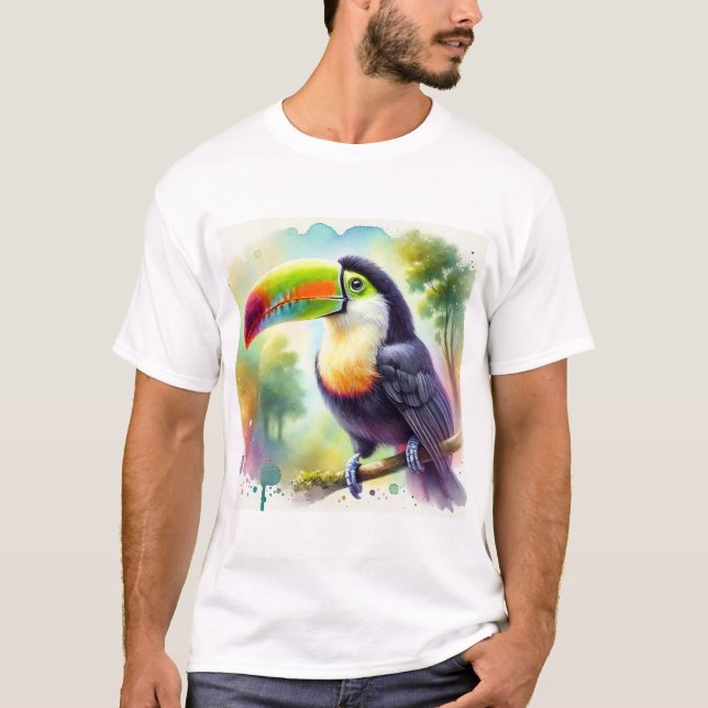 Camiseta Andean grey breasted toucan 100924AREF147 - Waterc (Frente)