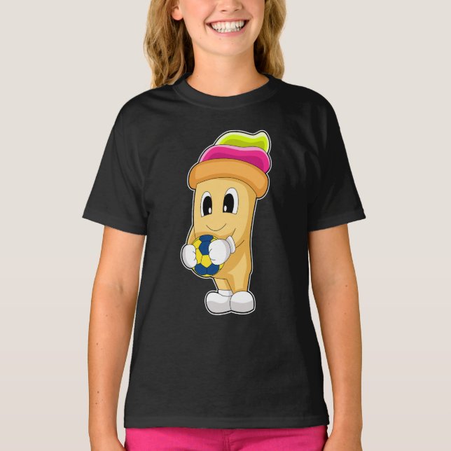 Camiseta Andebol do Andebol sorvete (Frente)