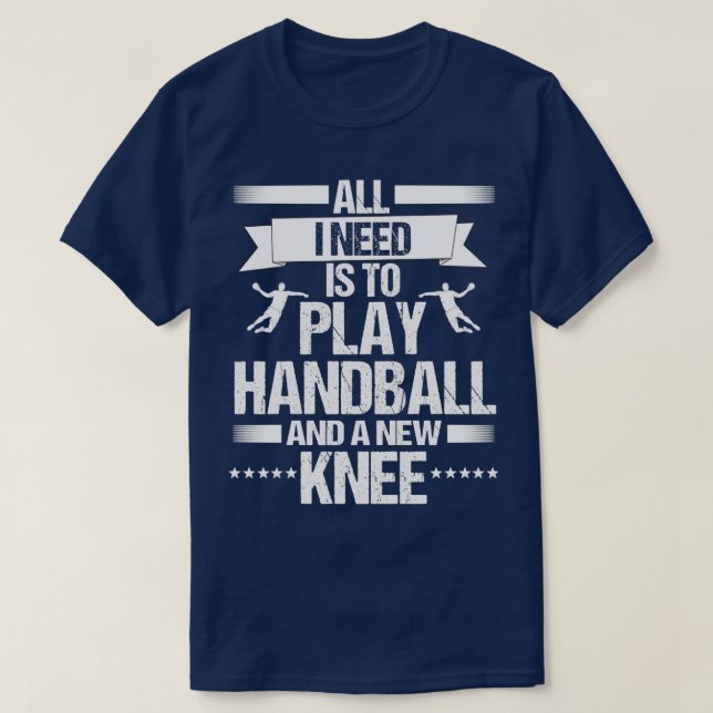 Camiseta Andebol do Treinador de Esportes de Andebol (Frente do Design)