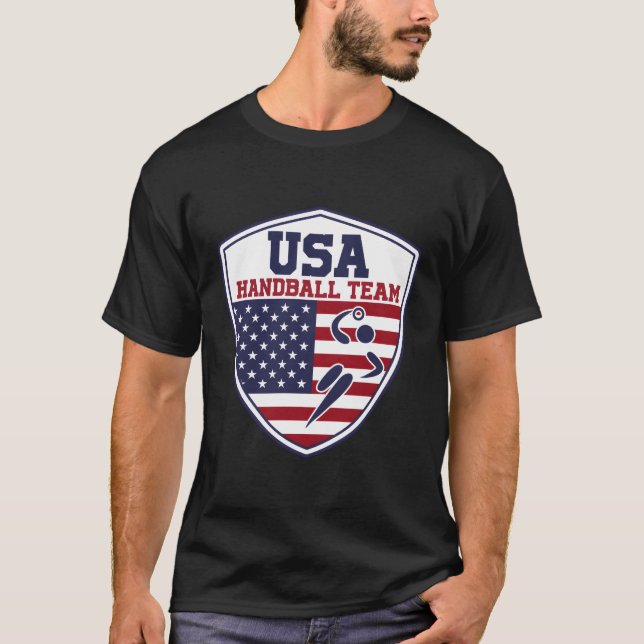Camiseta Andebol Para Ventiladores Esportivos Equipe De And (Frente)