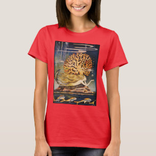 Camiseta Andersen: Desenho de Pequena Sereia