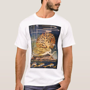Camiseta Andersen: Desenho pequeno da sereia