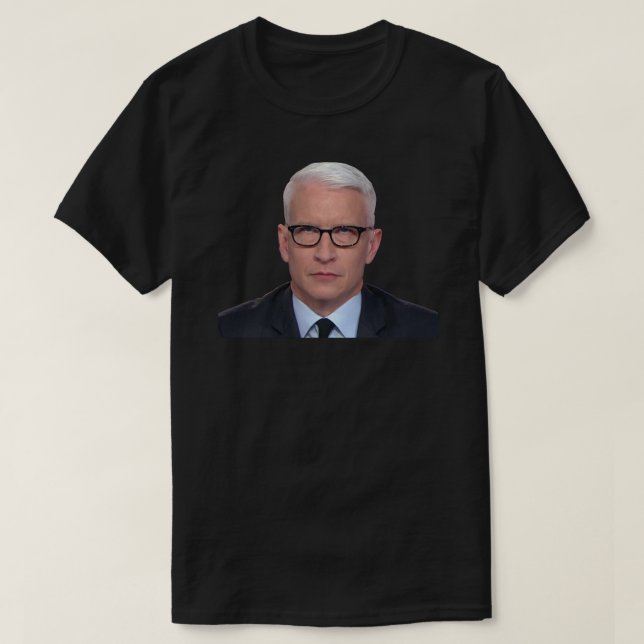Camiseta Anderson Cooper Eye Roll Sticker (Frente do Design)