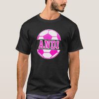 Andi Name Girls Soccer Play Futebol Sports Fan Ba