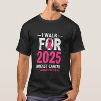 Ando por 2025, Camisa-T Básica Masculina do Cancer
