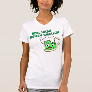 Camiseta Andorinha irlandesa real das mulheres