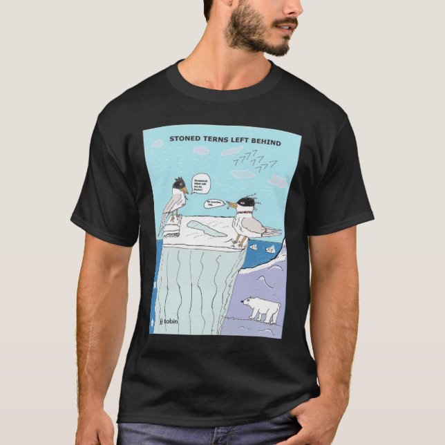 CAMISETA ANDORINHAS-DO-MAR APEDREJADAS DEIXADAS ATRÁS (Frente)