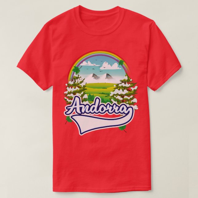 Camiseta Andorra (Frente do Design)