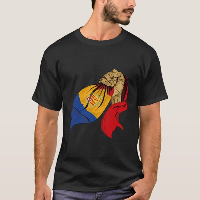 Camiseta Andorra Flag (Frente)