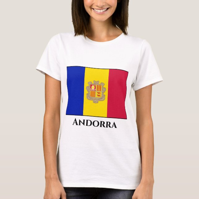 Camiseta Andorra Flag (Frente)
