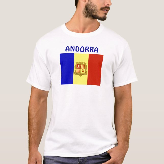 Camiseta Andorra Flag (Frente)