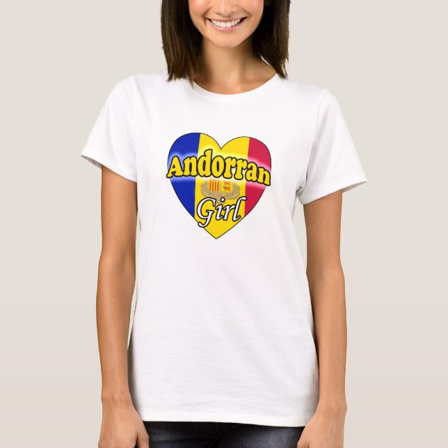 Camiseta Andorran Girl (Frente)