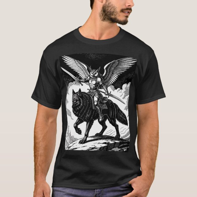Camiseta Andras O Cavaleiro da Coruja (Frente)