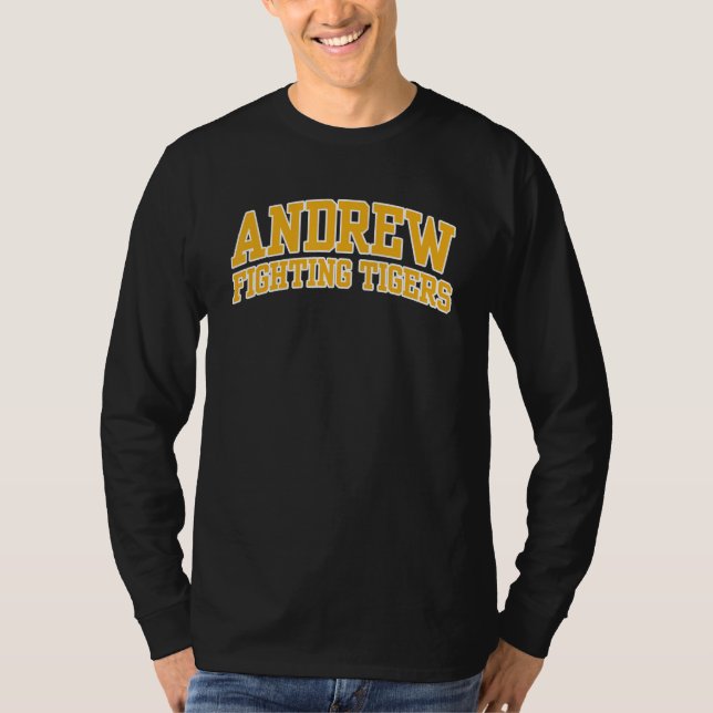 Camiseta Andrew College Fighting Tigers 02 (Frente)