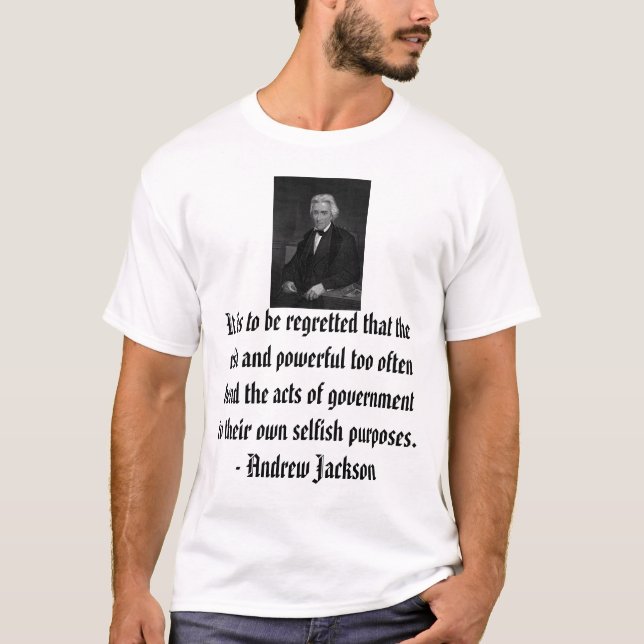 Camiseta Andrew Jackson (Frente)