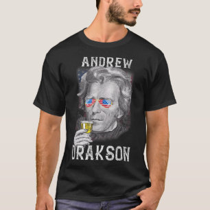 Camiseta Andrew Jackson Drakson 4 de julho de Cerveja Beben