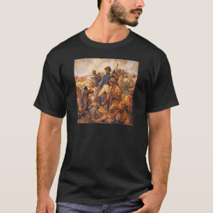 Camiseta Andrew Jackson durante a batalha de Nova Orleães