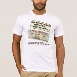 Camiseta Andrew Jackson eu matei os bancos