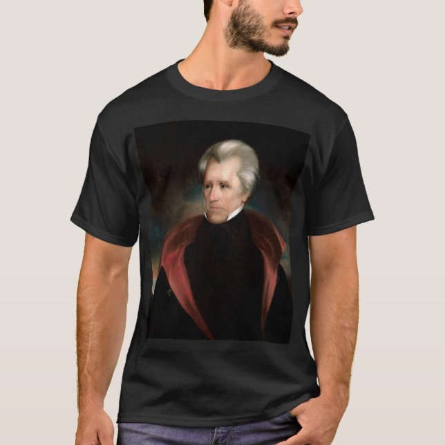 Camiseta Andrew Jackson Portrait (Frente)