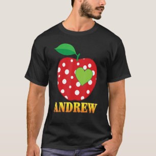 Camiseta Andrew Love School Back To School Boy Study
