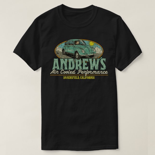 Camiseta Andrews Air Cooling Performance 1965 (Frente do Design)